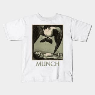 Harpy by Edvard Munch Kids T-Shirt